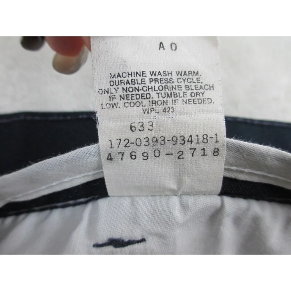 VINTAGE Levi's Action Slacks Pants Mens 38 Blue Chino Business Casual 38X32 90s*